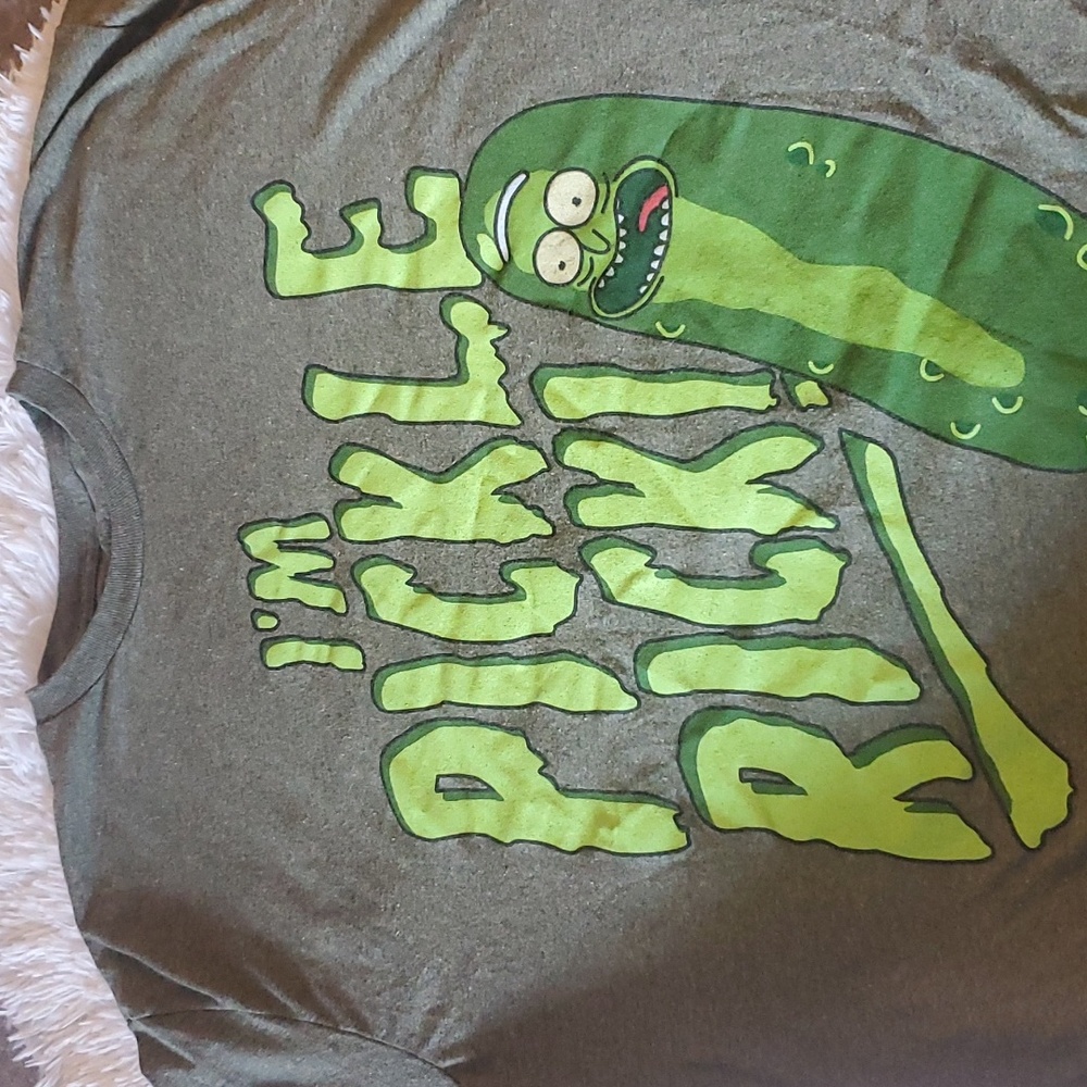 Rick and Morty I'm pickle Rick t shirt green xl